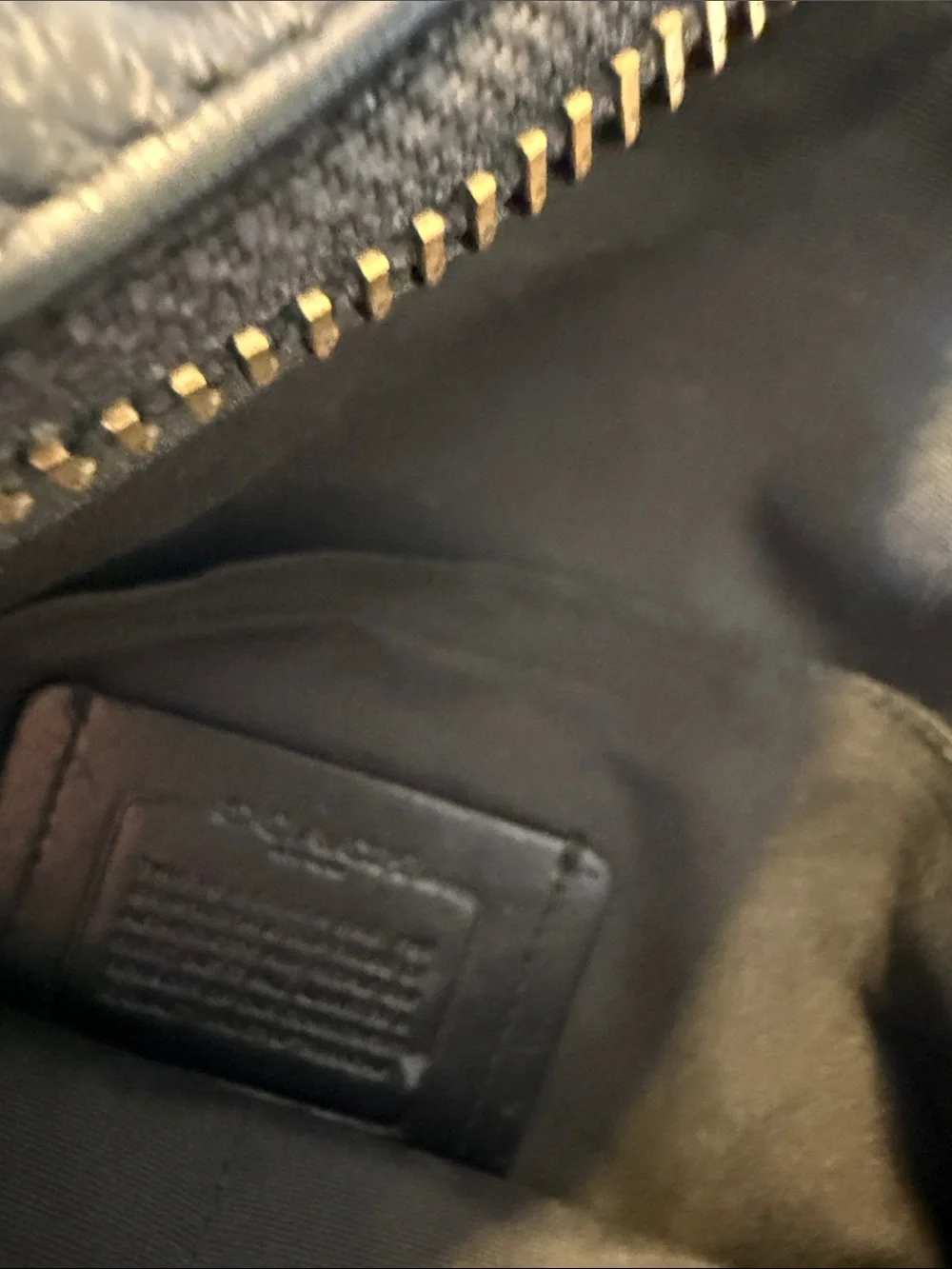 Coach Black Signature Embossed Leather Messenger and Crossbody Set